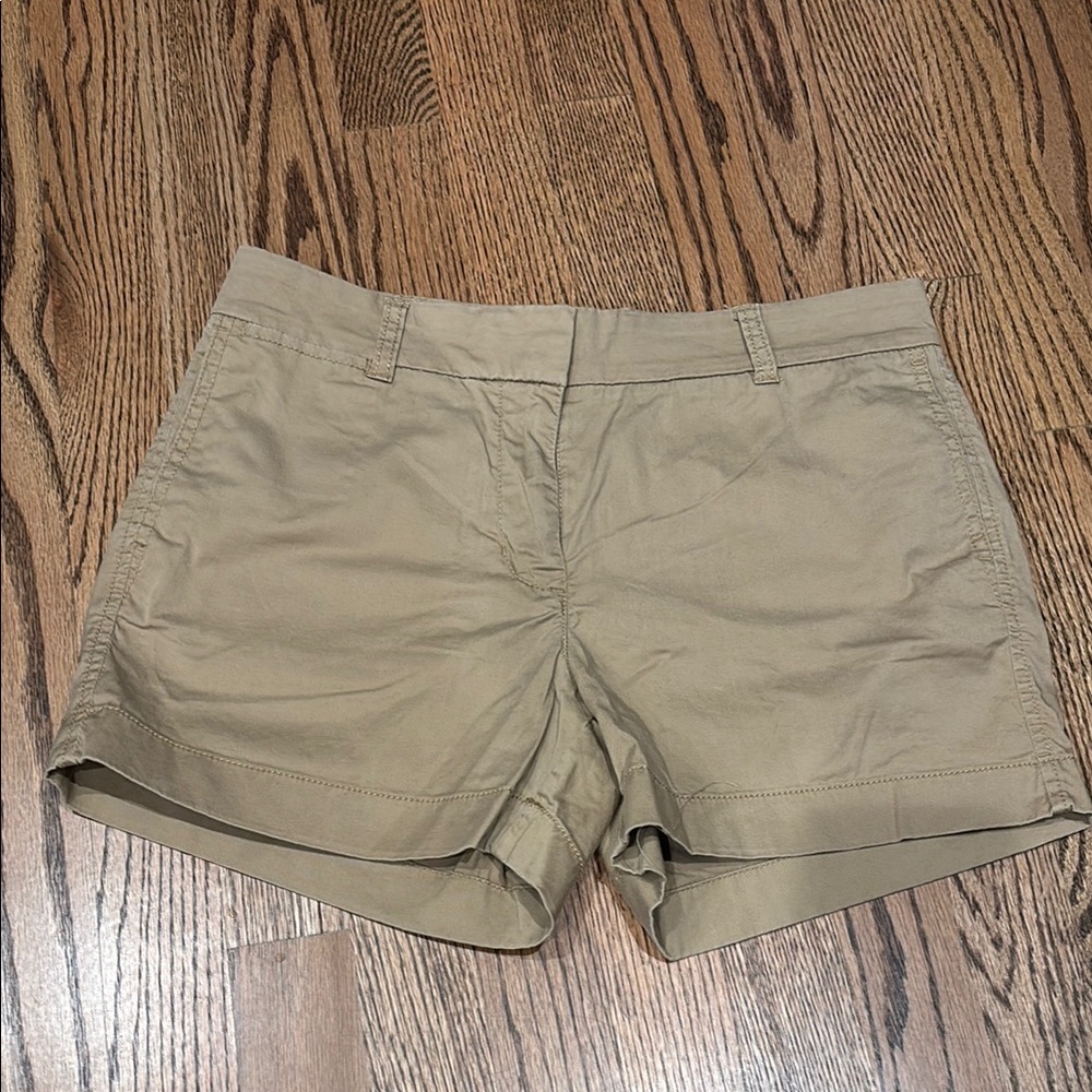 J. Crew Tan Chino Shorts Versatile Cotton Blend